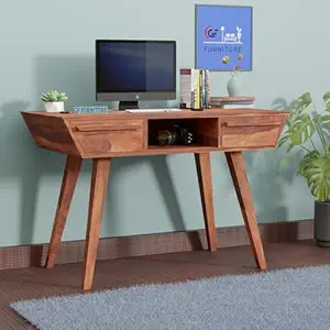 Sheesham wood study table, solid wood writing desk, wooden office desk, modern study table online, laptop table for home, desk with drawers, sheesham furniture online, wooden furniture India.