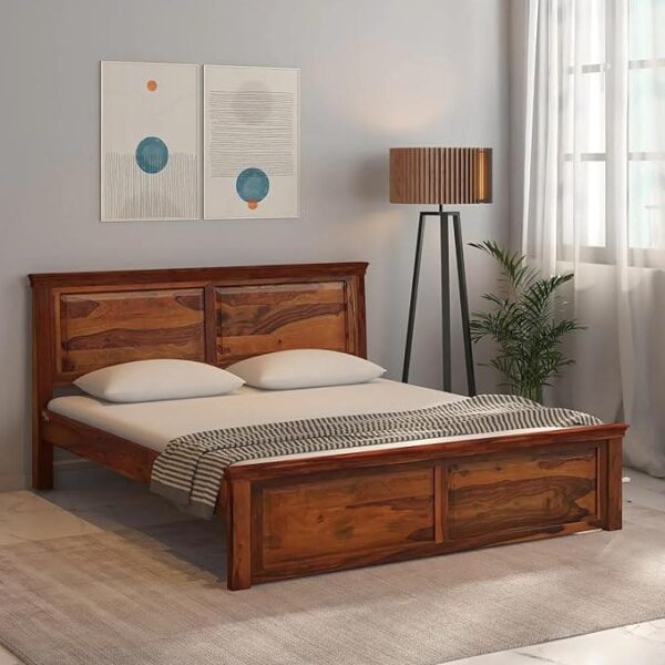 Classic Sheesham Wood King Size Bed